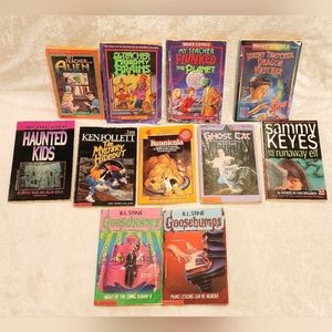 Lot Vintage Horror Books * Goosebumps, Bruce Coville, & More